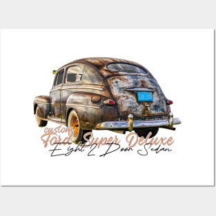 1948 Ford Super Deluxe Eight 2 Door Sedan Posters and Art